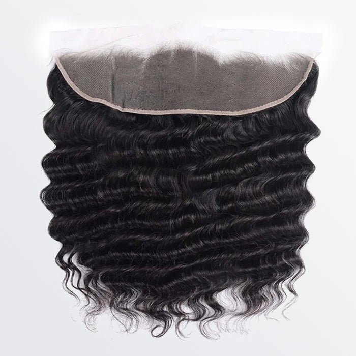 Loose Deep Wave 13x4 Lace Frontal - 1B 100% Human Hair 2 Loose Deep Wave 13x4 Lace Frontal - 1B 100% Human Hair
