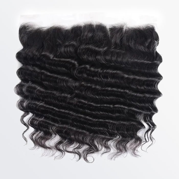Loose Deep Wave 13x4 Lace Frontal - 1B 100% Human Hair 3 Loose Deep Wave 13x4 Lace Frontal - 1B 100% Human Hair - Image 2