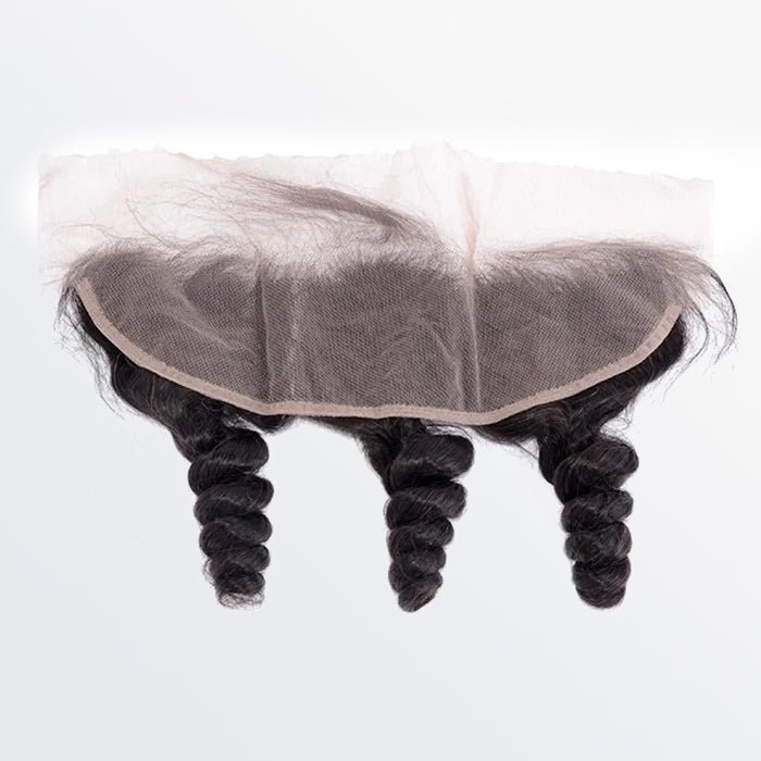 Loose Wave 13x4 Lace Frontal - 1B 100% Human Hair 2 Loose Wave 13x4 Lace Frontal - 1B 100% Human Hair