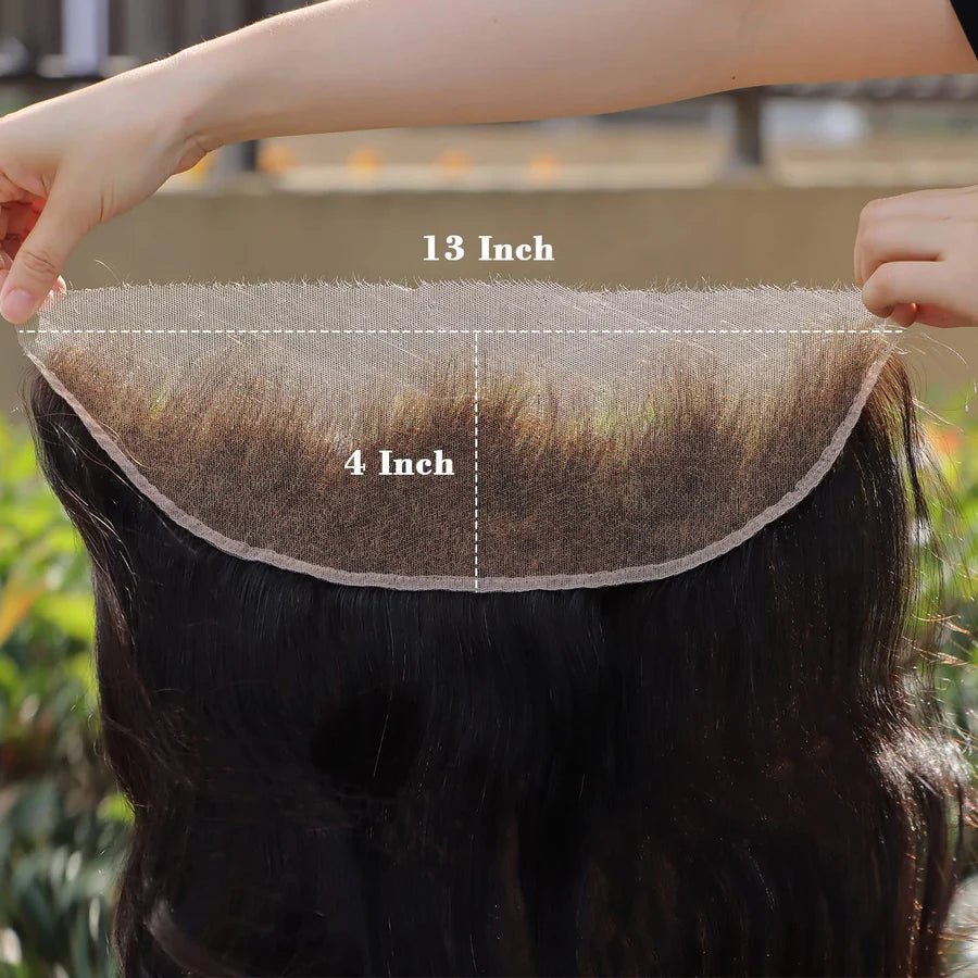 1B Body Wave 13x4 HD Lace Frontal - 100% Human Hair 4 1B Body Wave 13x4 HD Lace Frontal - 100% Human Hair - Image 3