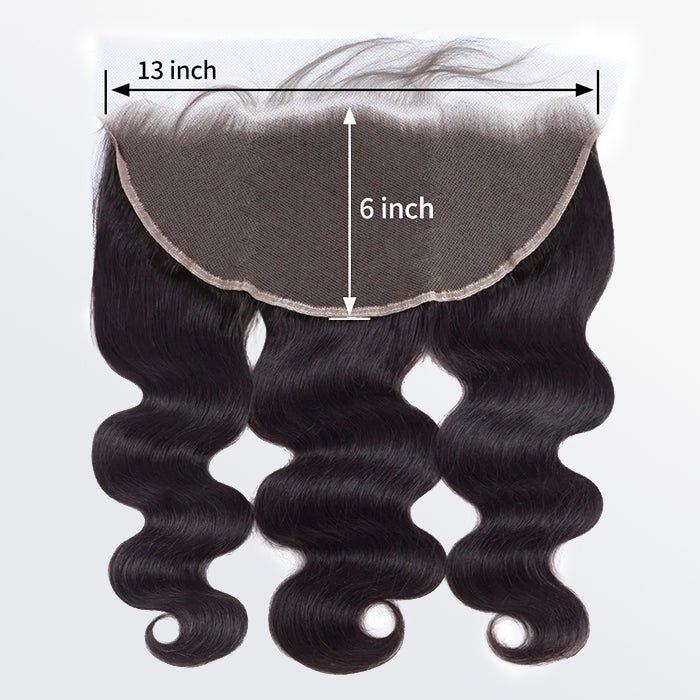 1B Body Wave 13x6 HD Lace Frontal - 100% Human Hair 4 1B Body Wave 13x6 HD Lace Frontal - 100% Human Hair - Image 3