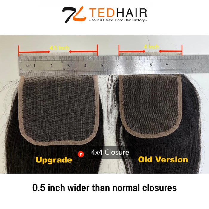 4.5x4.5 Body Wave Lace Closure – 100% Human Hair 3 4.5x4.5 Body Wave Lace Closure – 100% Human Hair - Image 2
