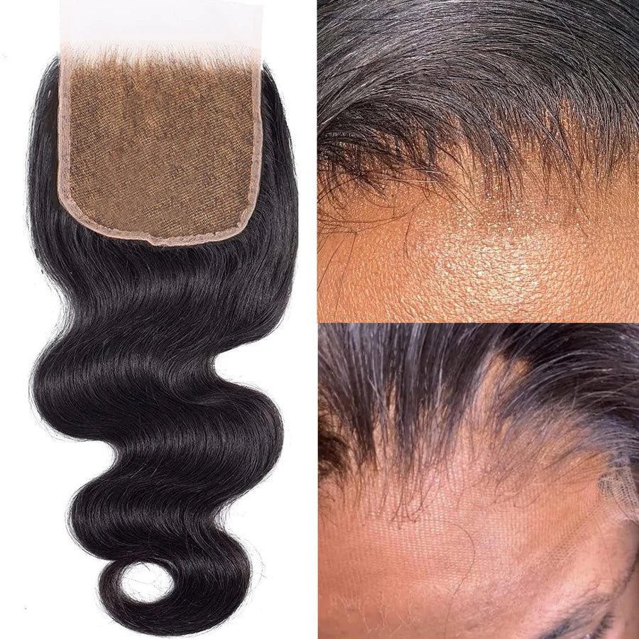 4.5x4.5 Straight Lace Closure – 100% Human Hair 5 4.5x4.5 Straight Lace Closure – 100% Human Hair - Image 4