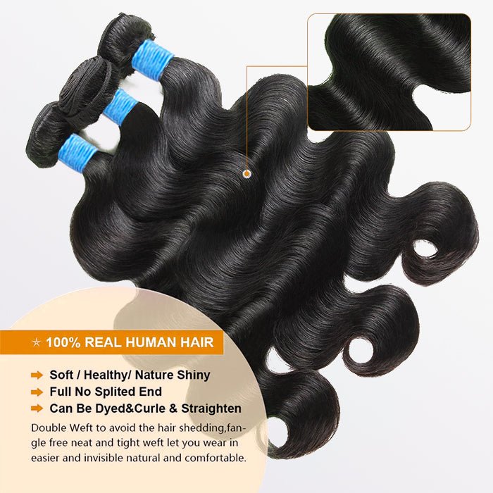 10A Brazilian Body Wave Virgin Hair Bundle 5 10A Brazilian Body Wave Virgin Hair Bundle - Image 4