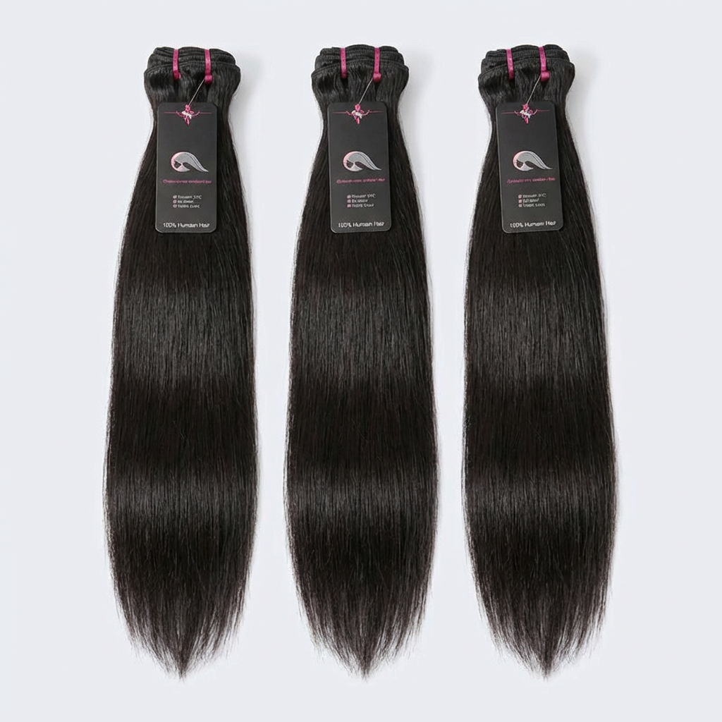 11A Raw Cambodian Double Drawn Straight Bundles 2 11A Raw Cambodian Double Drawn Straight Bundles